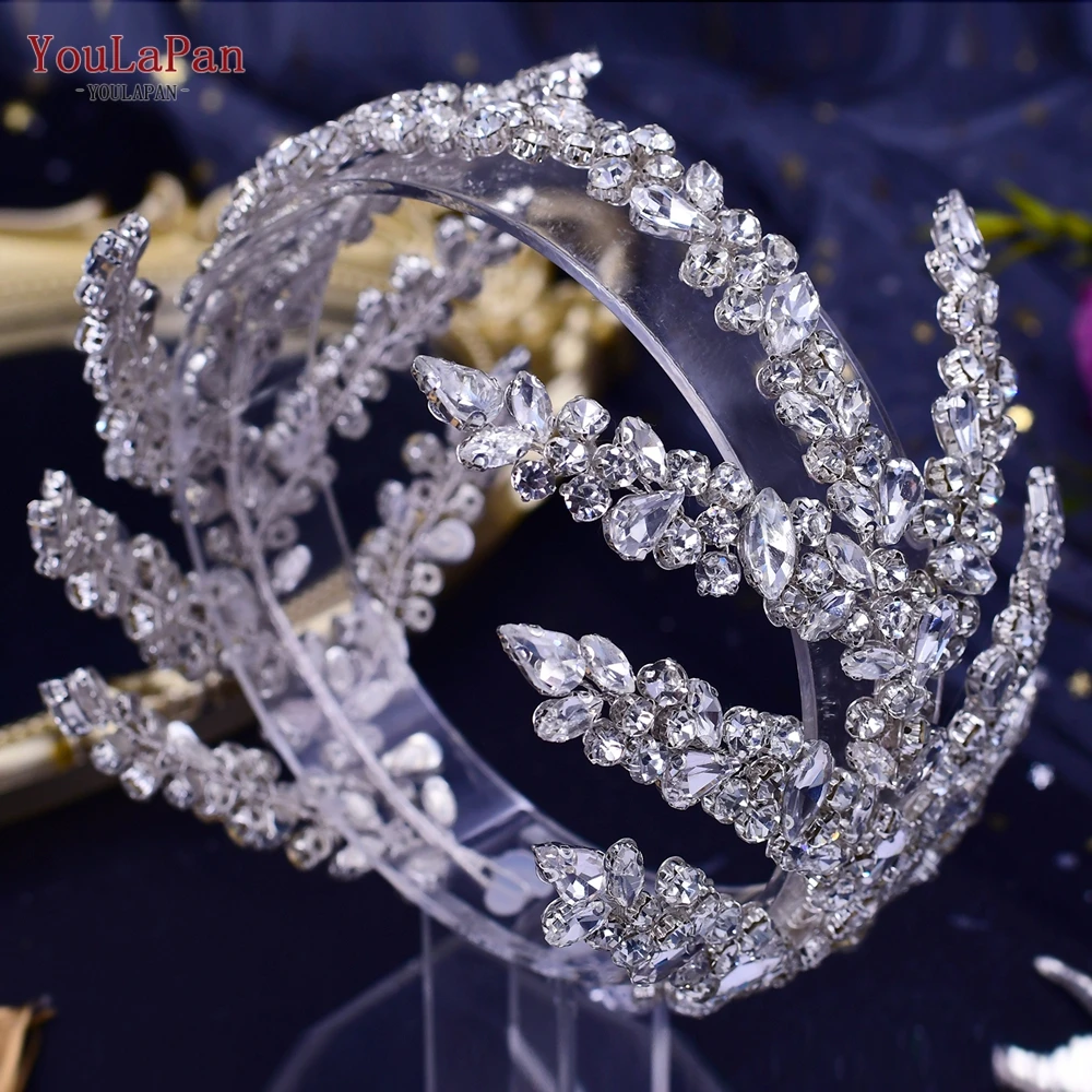 Top Trends: YouLaPan HP425 Bridal Headbands Wedding Tiara And Crown Crystal Headwear Rhinestone Wedding Accessories women Bride Headpiece Shoppable Styles