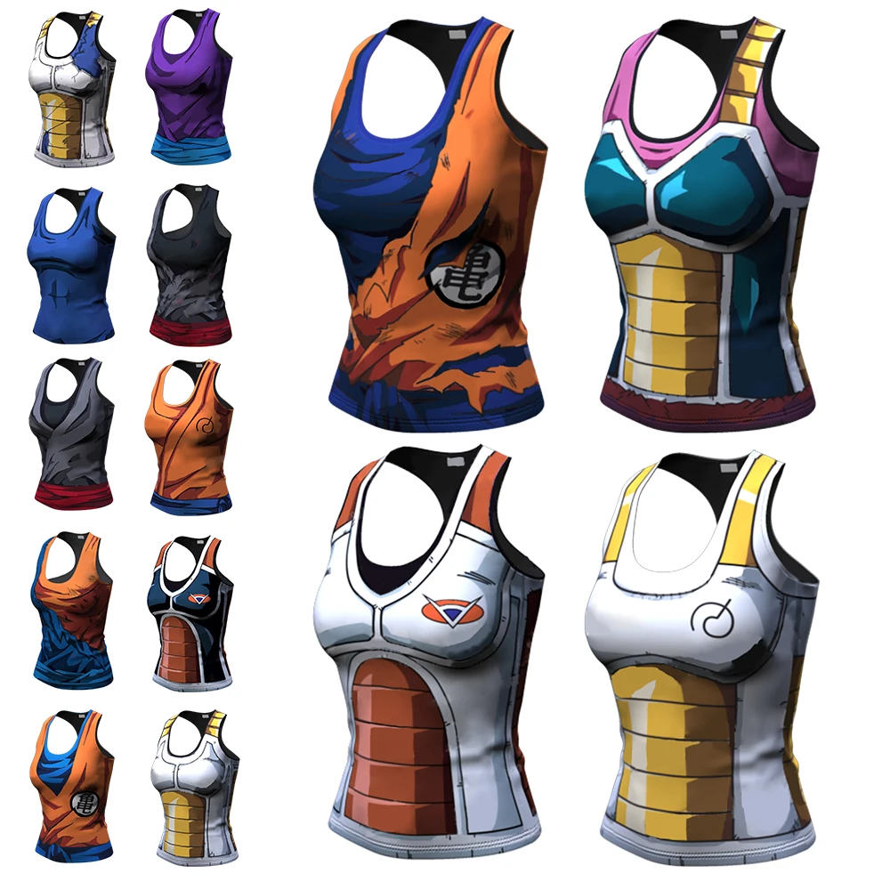 Top Trends: 2021 Popular Summer New Women's 3D Printing Running Vest Comfortable Sleeveless Sports Wear T-Shirt Casual Personality Tank Tops Shoppable Styles