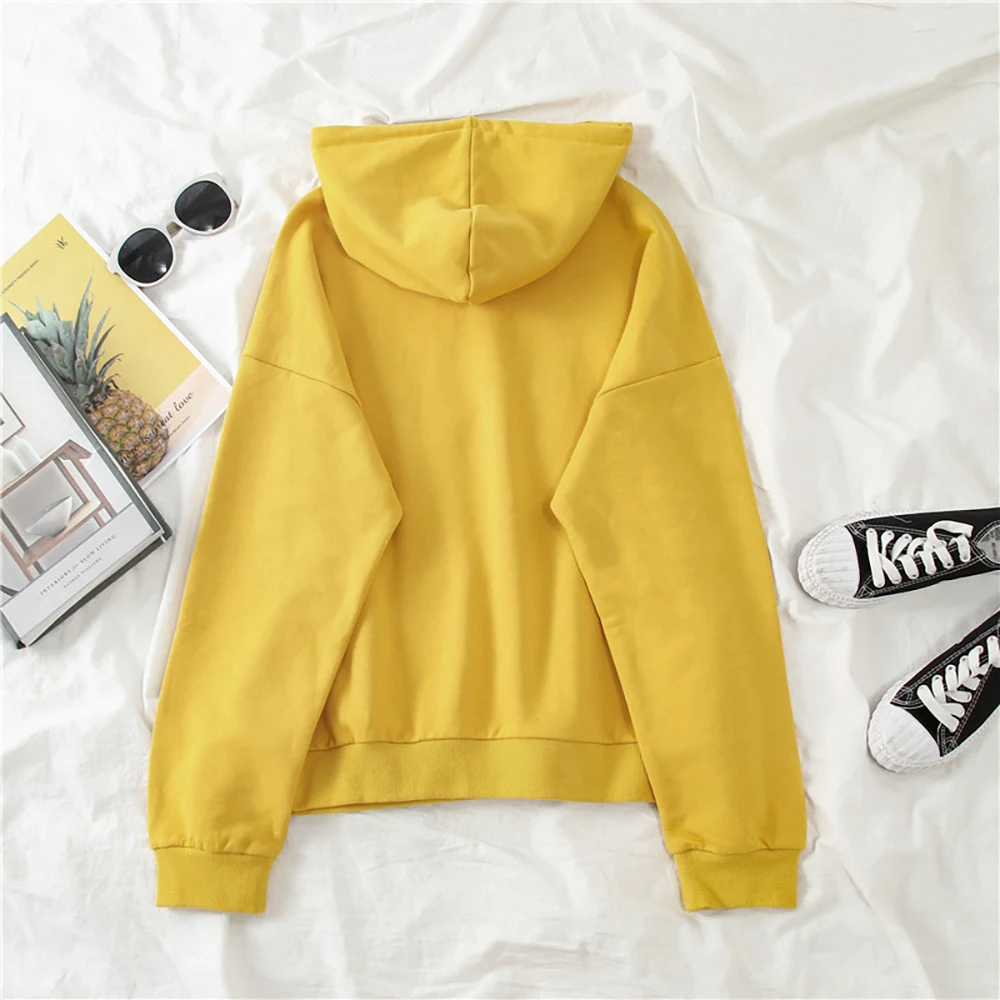 Top Trends: 2021 All-match Hoodie Pullover Womens Sportswear Harajuku Hoodie Polyester Cotton Casual Pullover Ladies Winter Jacket Shoppable Styles - Image 3