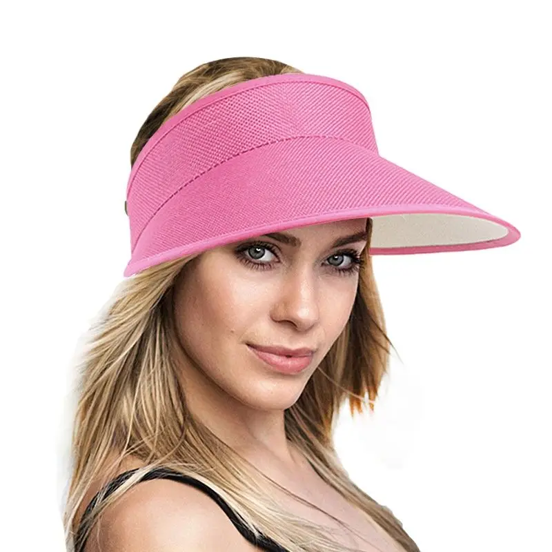 Top Trends: Sun Visors For Women Faux Linen Fashion Hats For Women Sports Visor Women Hats Shoppable Styles