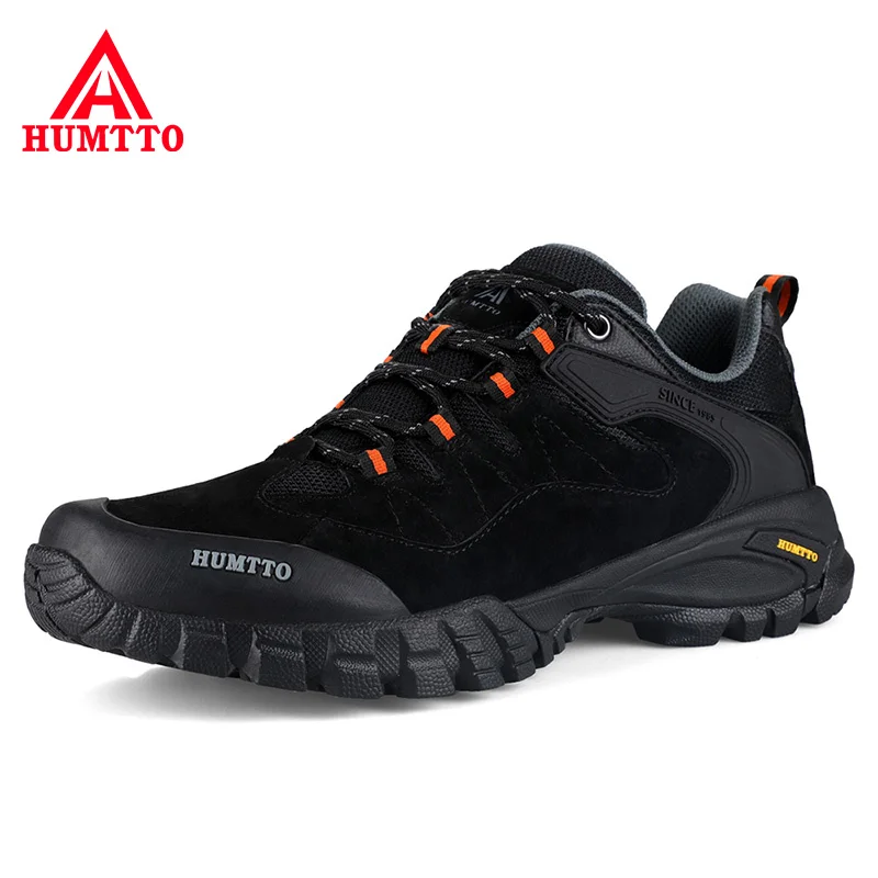 Top Trends: HUMTTO Outdoor Trekking Tourism Sneakers Waterproof Hiking Shoes For Men Women Breathable Non-slip Leather Climbing Boots Mens Shoppable Styles