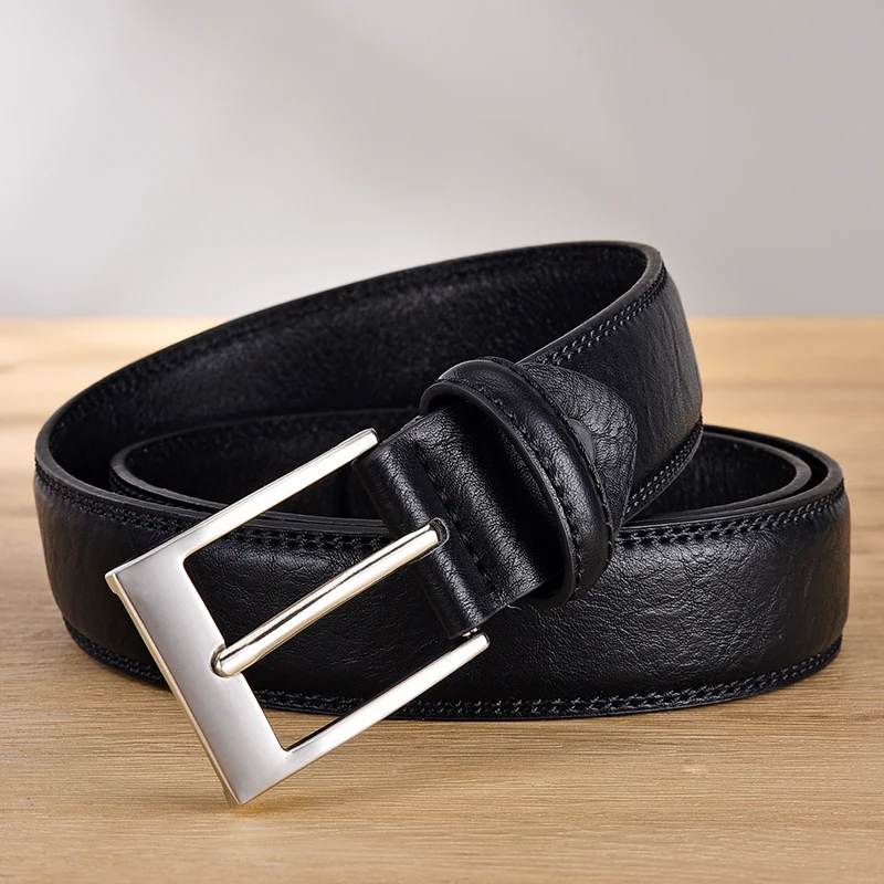 Top Trends: Casual Men's Brown Trouser Waist Belt Fashionable Vintage Strap For Men Jeans Waistband Shoppable Styles - Image 5