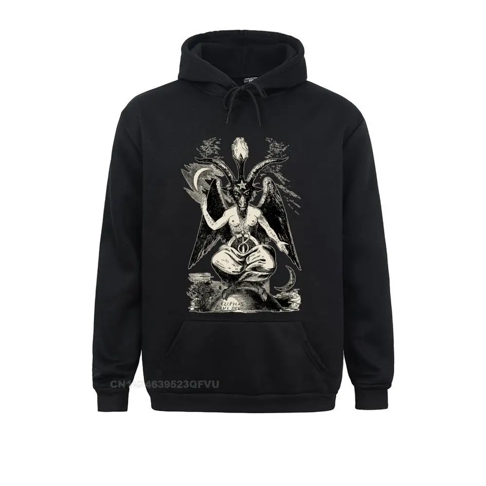 Top Trends: Men Men Baphomet Vintage Pullover Hoodie Camiseta Devil Lucifer Demon Teufel Pullover Hoodie Harajuku Harajuku Graphic Printed Shoppable Styles