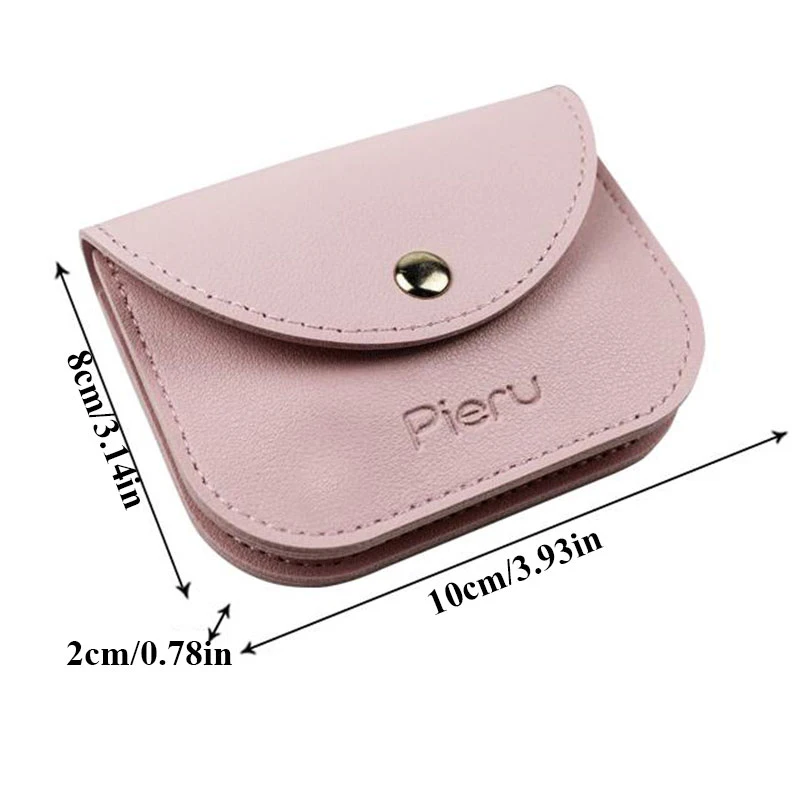 Top Trends: Cute Square Women PU Leather Coin Purse Clutch Zipper Business Wallet Bag Card Holder Small Money Bags Female Purse Wallet Shoppable Styles - Image 2