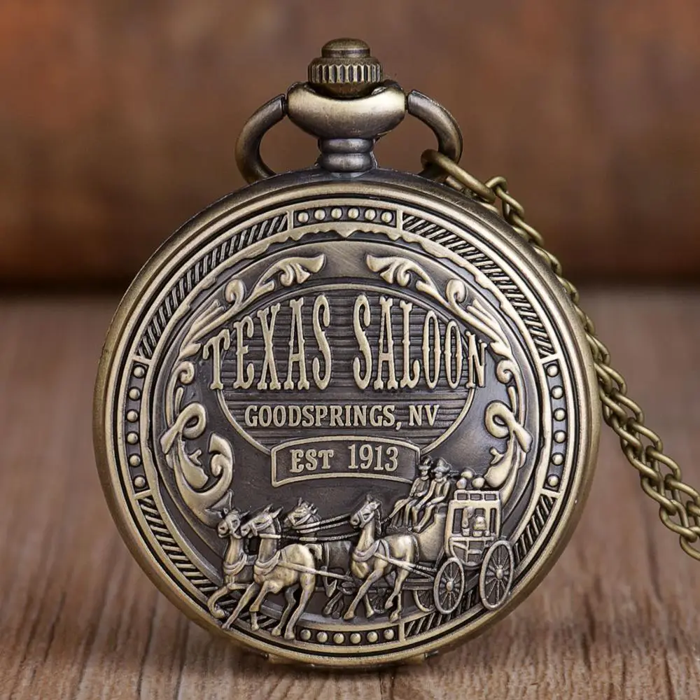 Top Trends: New Steampunk Retro Quartz Pocket Watches Pendant Men Fob Watches Necklace Chain Gifts For Men Women Reloj Shoppable Styles