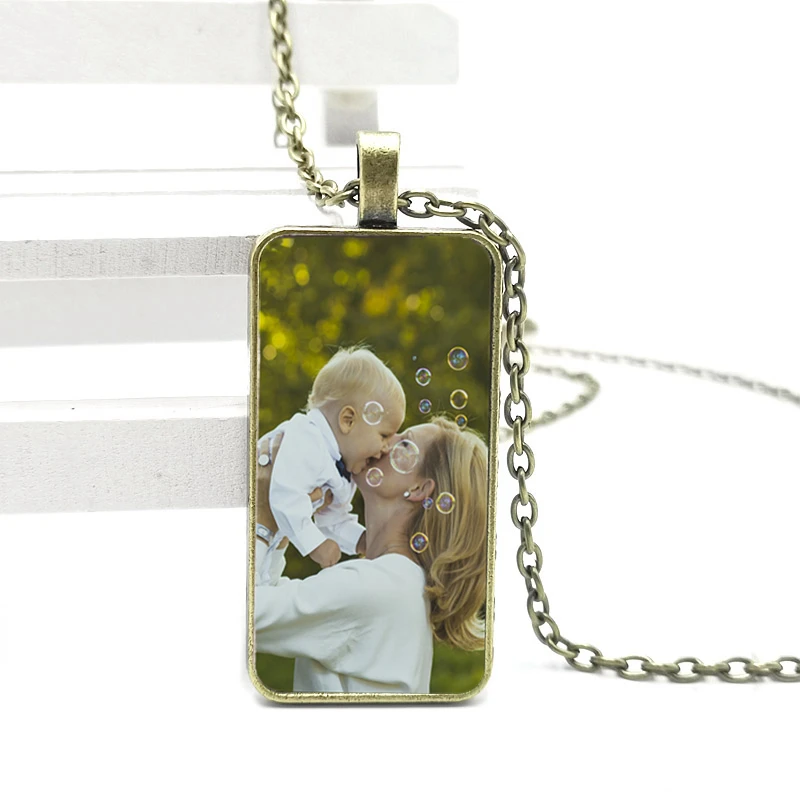 Top Trends: Private Handmade Charm Relatives Gifts Parents Parents Siblings Children Art Photo Custom Pendant Necklace New Year Gift Jewelry Shoppable Styles - Image 2