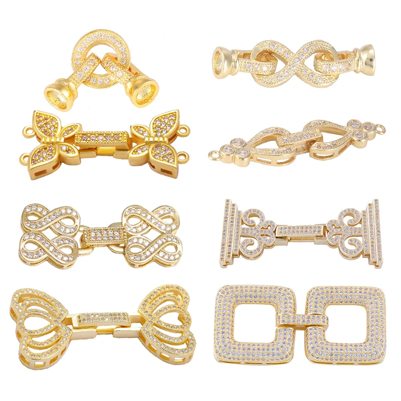 Top Trends: Juya DIY Pearls Jewelry Fittings Fastener Connector Clasps For Handmade Beadwork Gems Pearls Bracelet Necklace Making Material Shoppable Styles