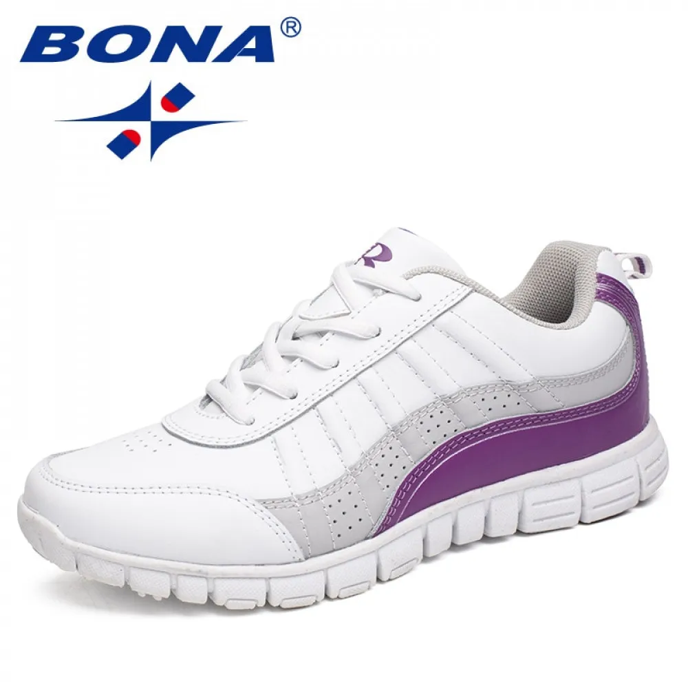 Top Trends: BONA New Hot Style Women Running Shoes Lace Up Athletic Shoes Outdoor Walking Jogging Shoes Comfortable Sneakers Shoppable Styles