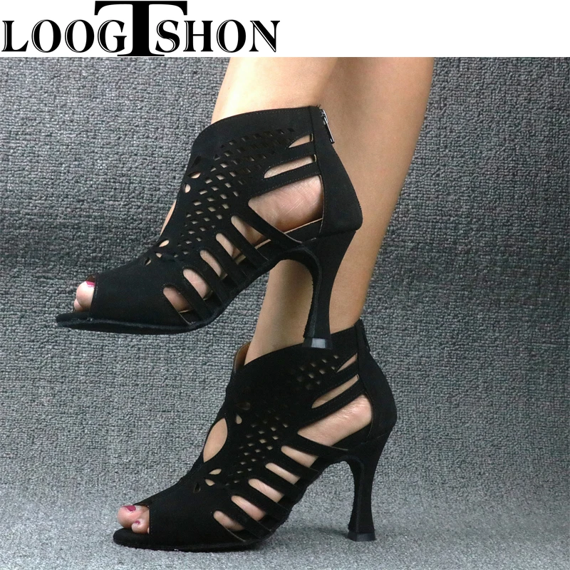 Top Trends: LOOGTSHON Shoes Woman Spring Summer 2022 Women Summer Shoe Heel Shoe Latin Dance Shoes Shoppable Styles