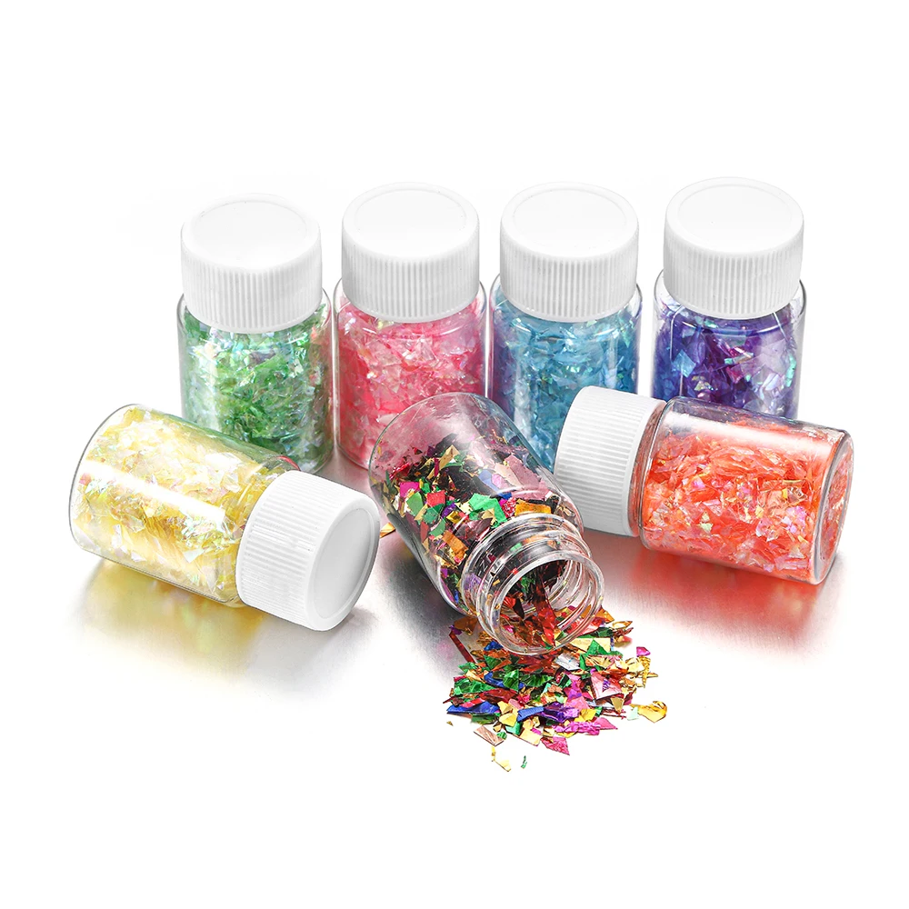 Top Trends: Aurora Laser Film Foil Resin Jewelry Stuff Rainbow Stickers Laser Film DIY Craft Epoxy Silicone Mold Filling Nail Art Supplies Shoppable Styles - Image 6