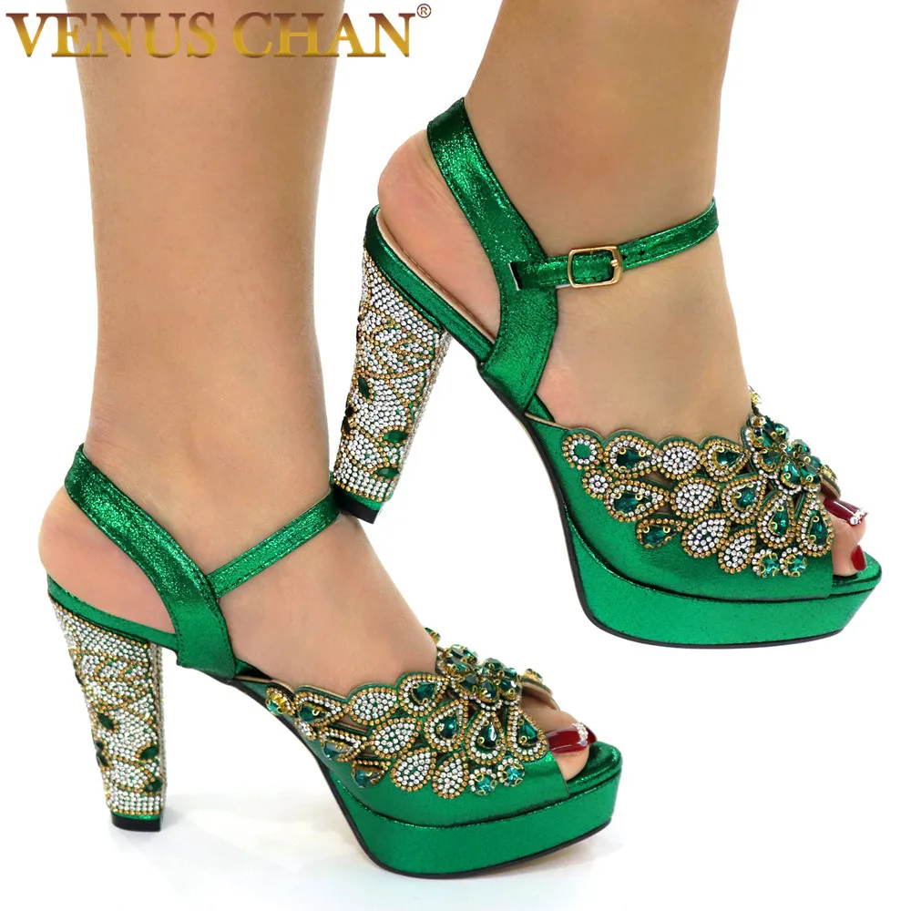 Top Trends: New Women Pumps New Shoes Sexy High Heels Ladies Party Stiletto 2021 Special Arrivals Wedding N.Green Color Nigeriain Shoes Shoppable Styles