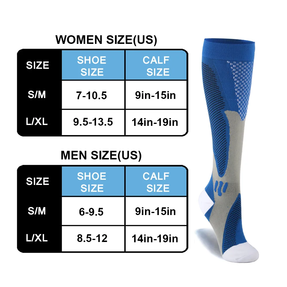 Top Trends: Brothock Compression Socks Nylon Medical Nursing Stockings Specializes Outdoor Cycling Fast-drying Breathable Adult Sports Socks Shoppable Styles - Image 3