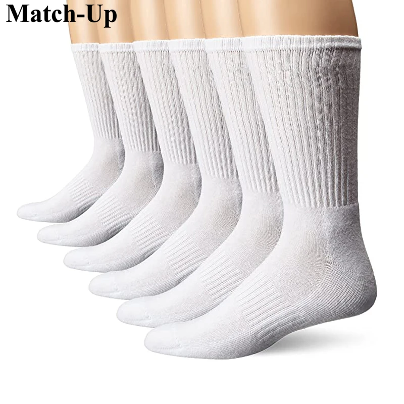 Top Trends: Match-Up Men's Sport Crew Terry Socks Athletic Socks (6 PAIRS) Shoppable Styles