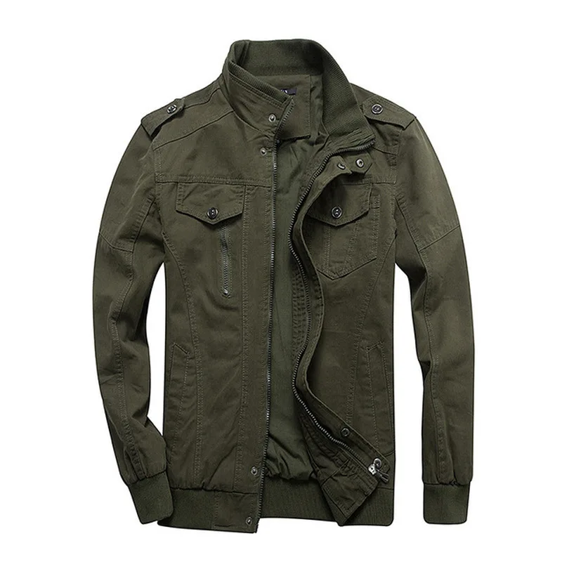 Top Trends: New Mens Jackets Military MA-1 Style Army Jackets Male Brand Clothes Mens Bomber Jeans Jackets Plus Size M-6XL Streetwear Cotton Shoppable Styles