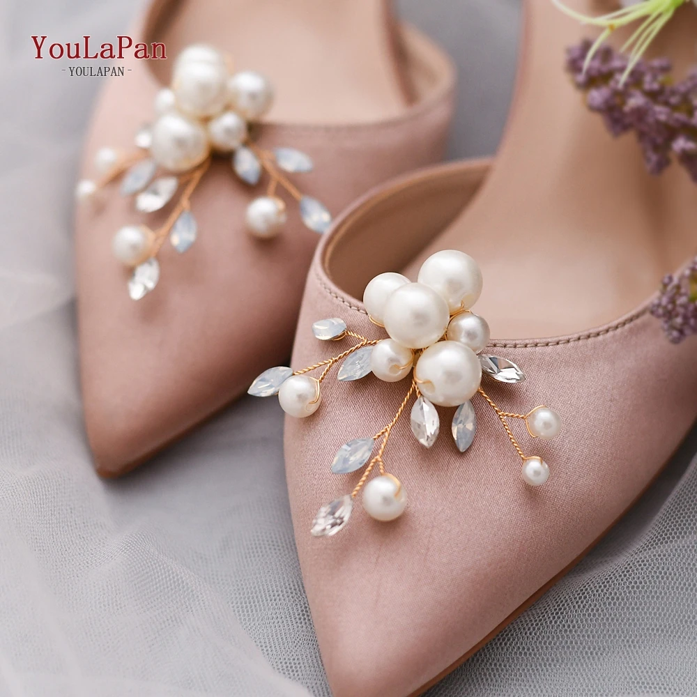 Top Trends: YouLaPan X24 Bridal Shoe Clip Wedding Shoes Buckle Clip-on Women Bride High Heel Clips Fashion Wedding Shoes Decoration Shoppable Styles