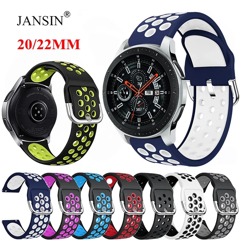 Top Trends: 20mm 22mm Silicone Band For Galaxy Watch 3 46mm Active2 S3 GT3 Bracelet Band For Amazfit Bip 5 3 Samsung Watch 5 6 Classic Strap Shoppable Styles