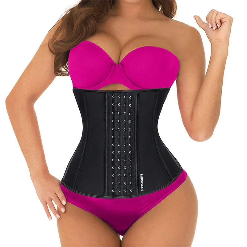 Top Trends: Burvogue Waist Trainer Corset For Weight Loss Women Latex Corset Body Shaper Tummy Waist Cincher Slimming Shaper Belt Shapewear Shoppable Styles - Image 2