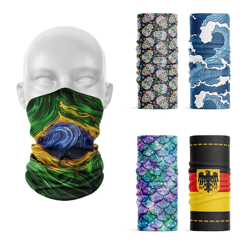 Top Trends: 3D Printed Men&#039;s Summer Headband Cover Tube Bandana Outdoor Sports Face Scarf Neck Gaiter Head Wrap Multifunctional Hair Scarf Shoppable Styles