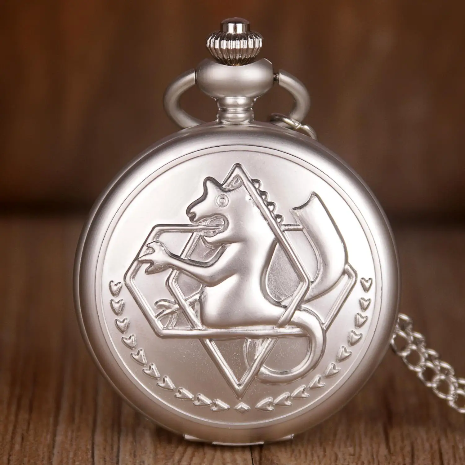 Top Trends: New Design White Pocket Watch Pendant Men&#039;s Quartz Pocket Watches Japan Anime Necklace Chain Gifts For Children Boy Shoppable Styles