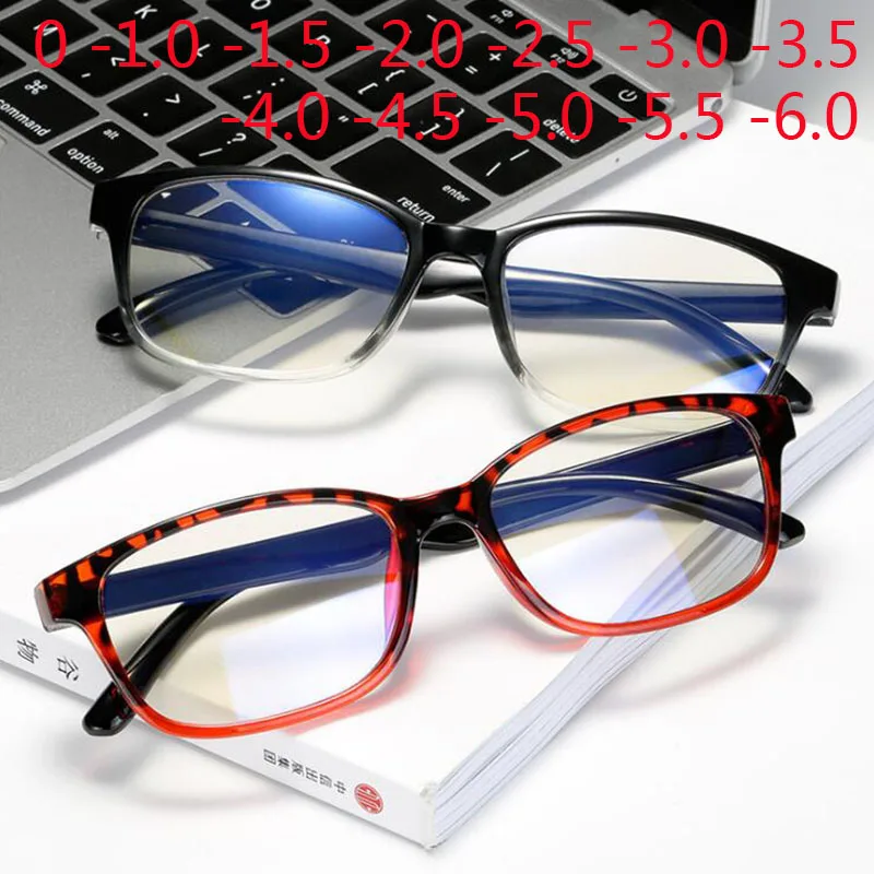 Top Trends: Square Finished Myopia Glasses Short Sight Eyewear -1.0 -1.5 -2.0 -2.5 To -6 Men Women Reading + 100 + 150 + 200 + 250 + 300 + 400 Shoppable Styles