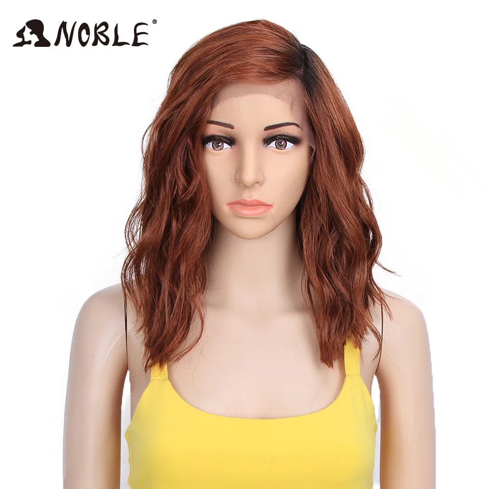 Top Trends: Noble Synthetic Wig 14 Inch Lace Wig Curly Hair Blonde Ombre Wig Cosplay Wigs For Black Women Synthetic Lace Wig Shoppable Styles