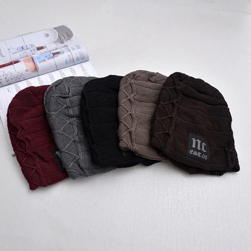 Top Trends: Winter Warm Skullies Beanies Fashion Letter Knitted Women Hat Neck Collar Outdoor Adult Men Casual Soft Wool Bonnet Shoppable Styles - Image 5