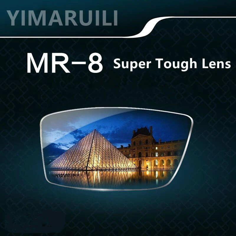 Top Trends: YIMARUILI 1.61MR-8 Ultra-Tough Lens High-Definition Wear-Resistant Anti-Ultraviolet Anti-Blue Light Lens For Rimless Glasses Shoppable Styles