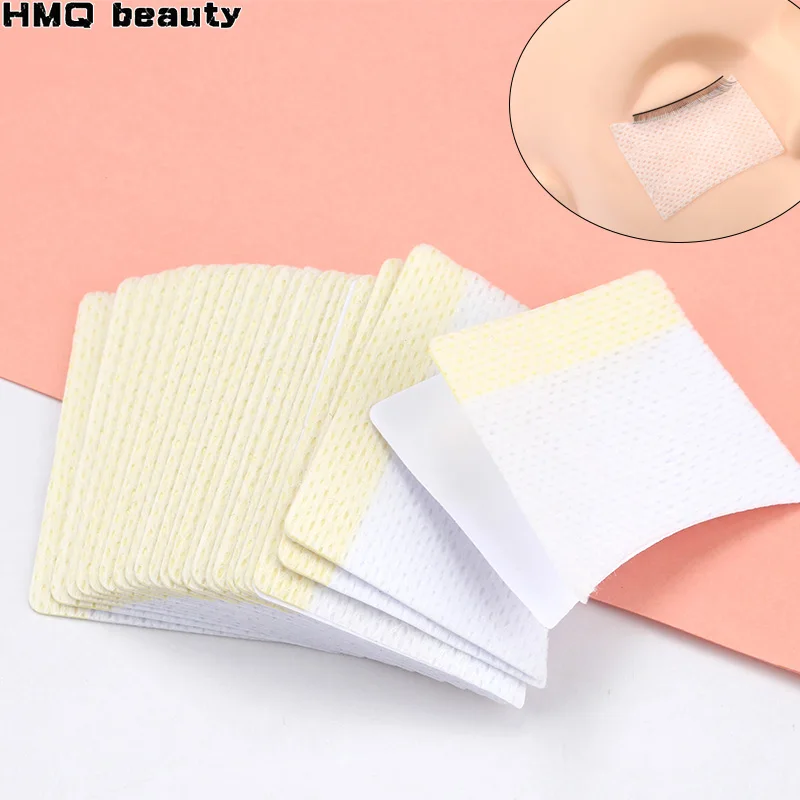 Top Trends: 40Pcs / bag Cotton Disposable Eyelash Extension Patch Sticker For Removing Eyelashes Eye Pads Patches For Makeup Tool Shoppable Styles