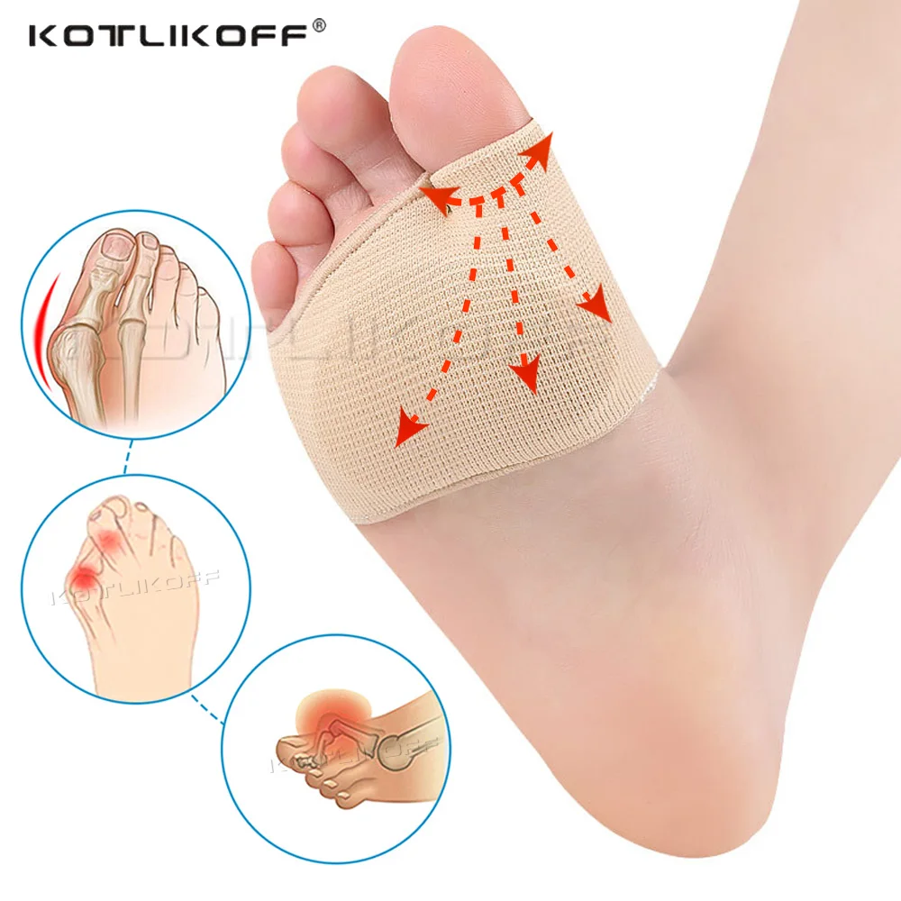 Top Trends: KOTLIKOFF Forefoot Pad For Hallux Valgus Damping Of Metatarsal Gel Soles Non-slip Pain Relief Gel Insoles Feet Care Tool Insert Shoppable Styles