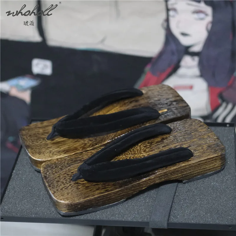 Top Trends: Man Slipper 2021 Summer Flip Flops Cosplay Japanese Samurai Geta Slippers Wood Clogs Sandals Thick Bottom Platform Sandals Shoppable Styles