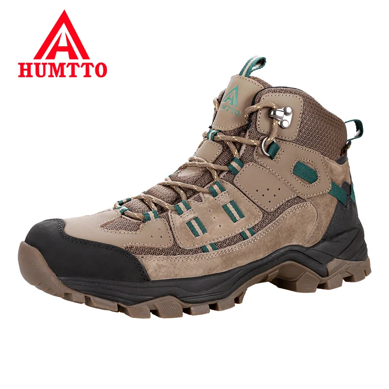 Top Trends: HUMTTO Brand Big Size Winter Men Boots Rubber Hiking Hunting Mens Snow Ankle Boots Mens Designer Leather Man Work Safety Shoes Shoppable Styles