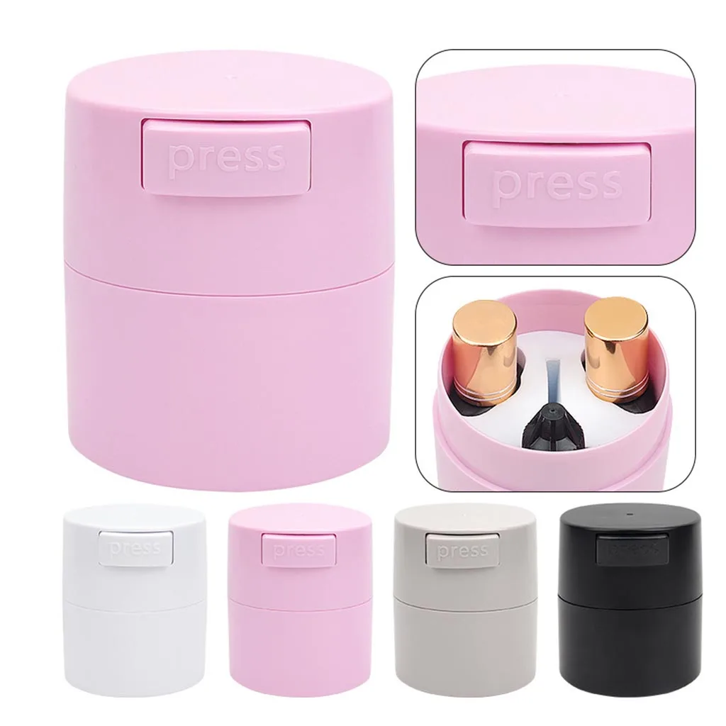 Top Trends: Lash Glue Storage Container, Airtight Adhesive Holder For Eyelash Extension Glues, Hold 3 Adhesives Sealed Jar Tank Box Shoppable Styles