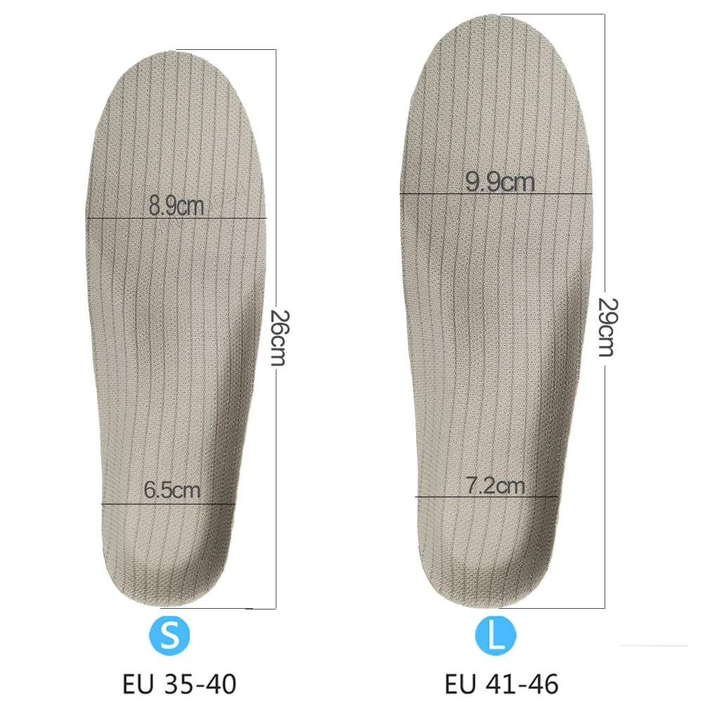 Top Trends: High Quality PVC Orthopedic Insoles Flat Foot Insert Men And Women Health Sole Pain Shoes Pad For Arch Support Plantar Fasciitis Shoppable Styles - Image 6