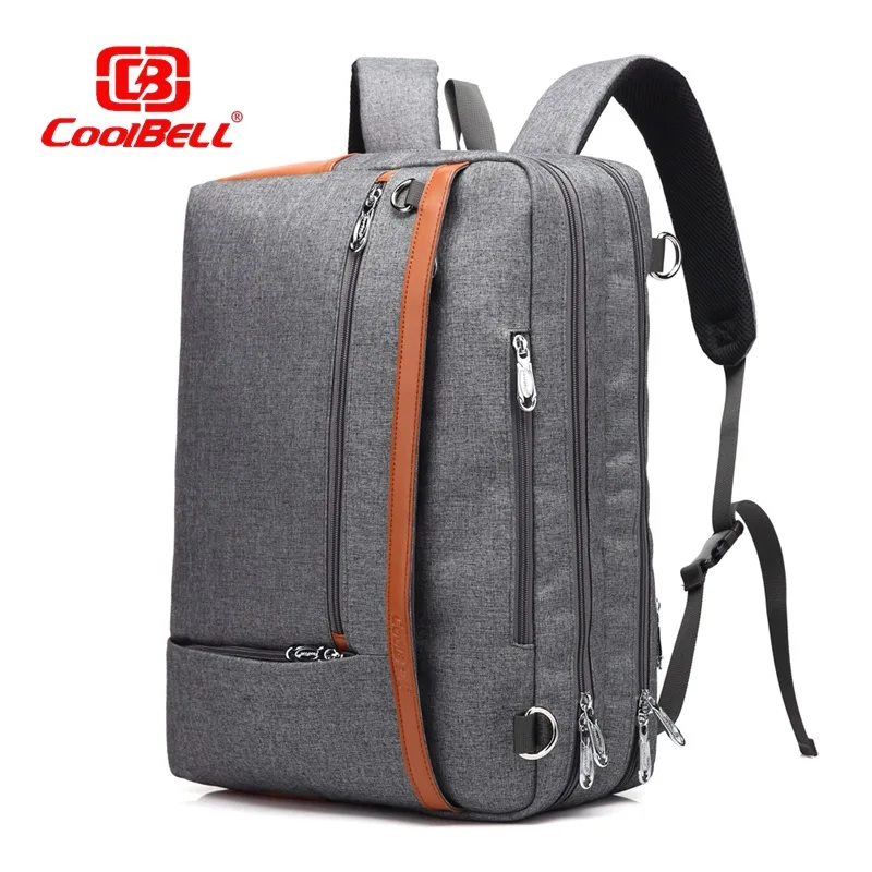 Top Trends: 2024 Convertible Shoulder Messenger Backpack 17.3 Inch Laptop Backpack Waterproof Anti-theft Business Backpack Student Backpack Shoppable Styles