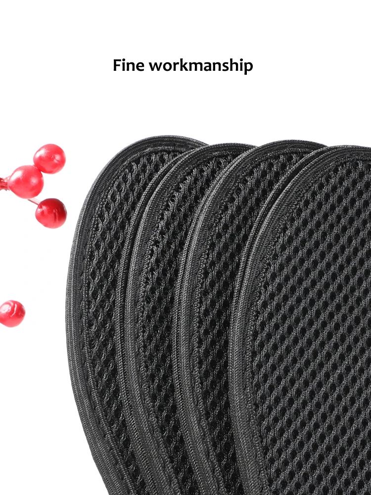 Top Trends: Deodorant Foot Insoles Bamboo Charcoal Insert Light Weight Mesh Breathable Shoe Pad Insert Suction Perspiration Insole Shoppable Styles - Image 2