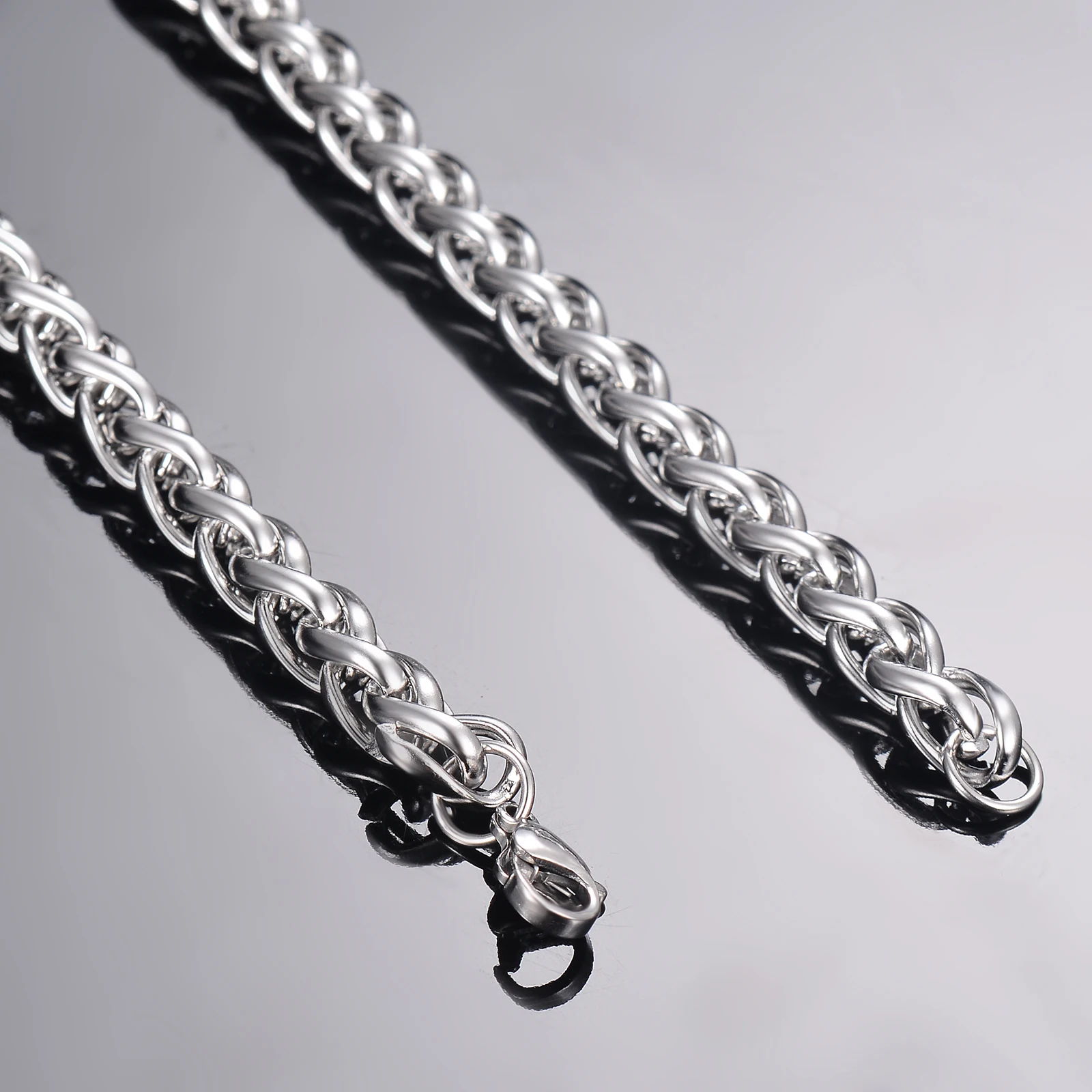 Top Trends: 1 Piece Width 2.5mm / 3mm / 4mm / 5mm / 6mm Keel Link Chain Necklace For Men Women Stainless Steel Chain Necklace Shoppable Styles - Image 3