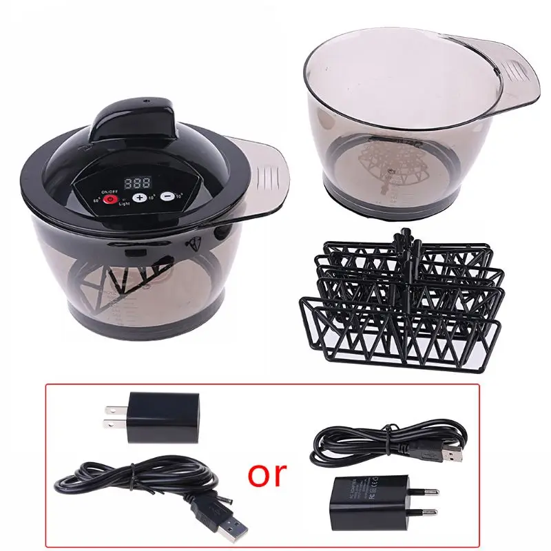 Description Picture 2 of itemEU Plug Electric Hair Cream Automatic Mixer Mixing Bowl Color Paste Blender Dyeing Stirrer Tool Coloring Hairdressing Barber kit