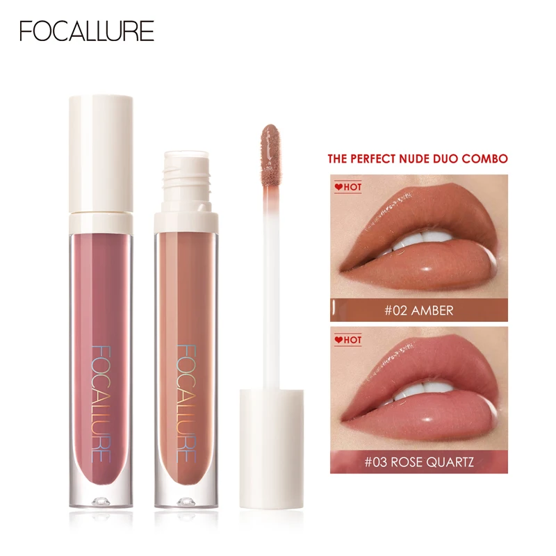 Top Trends: FOCALLURE Moisturizing Liquid Lipstick High Pigment Plumpling Lipgloss Waterproof Not-sticky Lip Balm Lip Tint Makeup Cosmetics Shoppable Styles