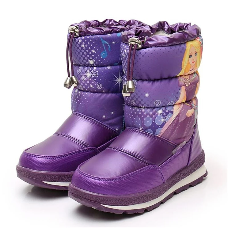 Top Trends: Real Wool Children Snow Boots Winter Warm Kids Shoes Casual Sneakers Waterproof Girls Princess Shoes Natural Fur Child Boots Shoppable Styles