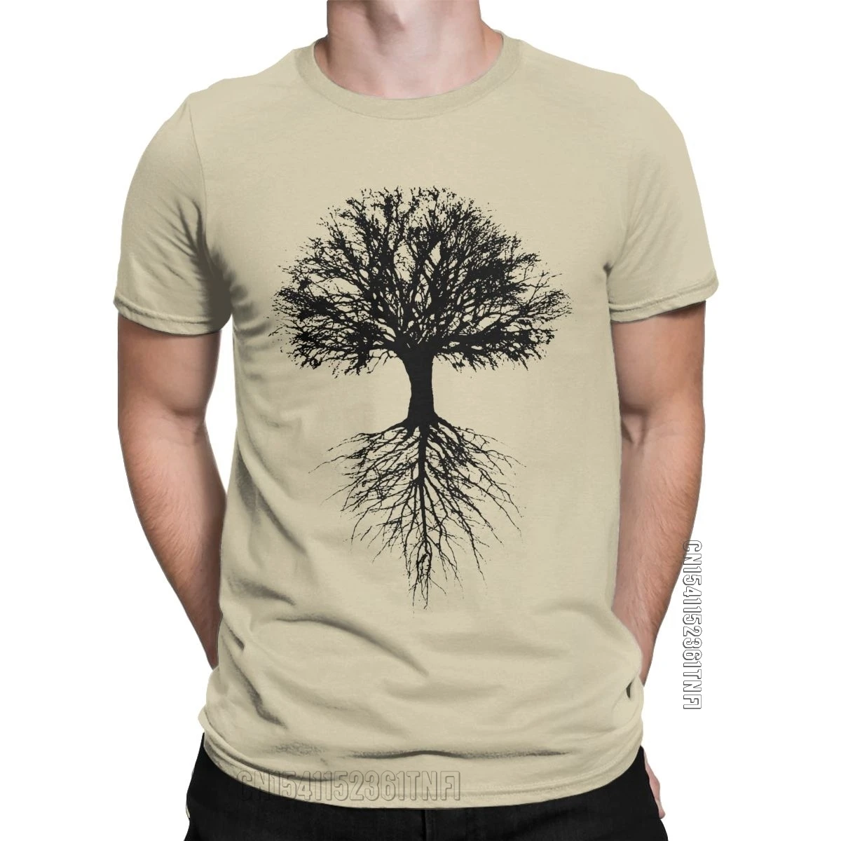 Top Trends: Awesome Tree Of Life T-Shirt Men O Neck Cotton T Shirts Nature Classic Short Sleeve Tee Shirt Summer Clothing Shoppable Styles