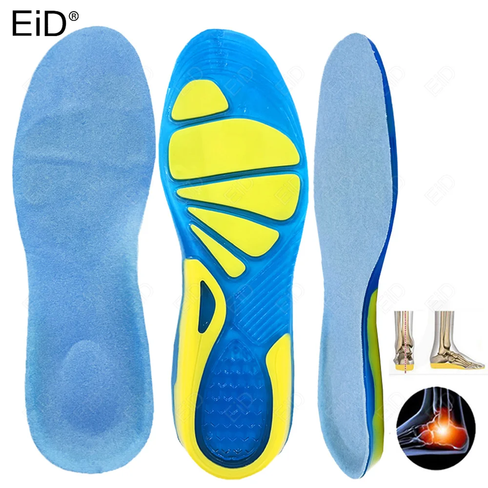 Top Trends: EiD Silicon Gel Insoles Foot Care For Plantar Fasciitis Orthopedic Massaging Shoe Inserts Shock Absorption Shoe Pad Unisex Shoppable Styles