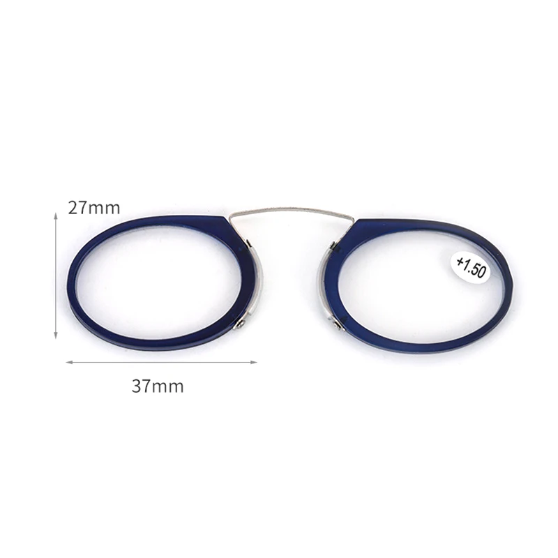 Top Trends: 1.0 To 3.5 Stick On Phone MINI Clip Nose Bridge Reading Glasses Portable Presbyopic Glasses With Case Shoppable Styles - Image 6