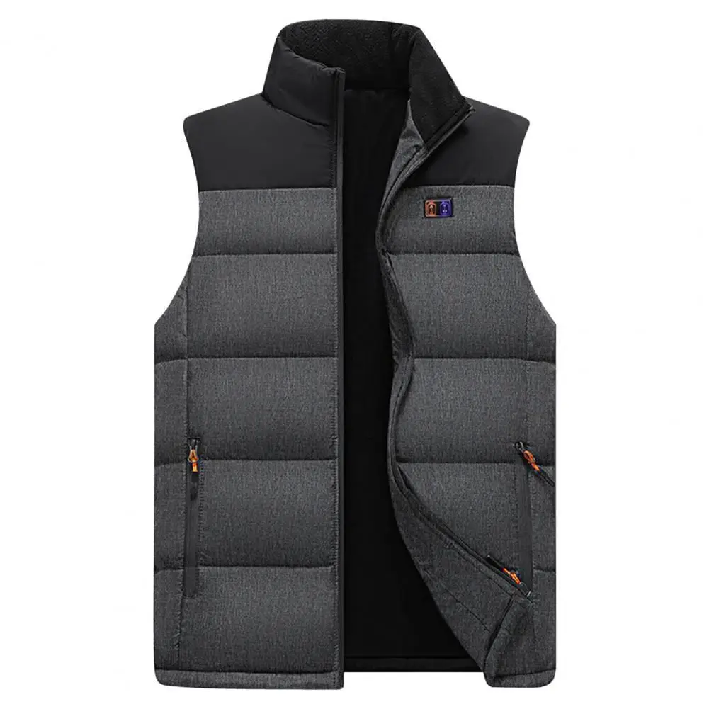 Top Trends: Men Vest Winter Anti-shrinking Self Heating Vest Electric Keeping Warm Fine Stitching Unisex Warming Heated Vest For Outdoor Shoppable Styles