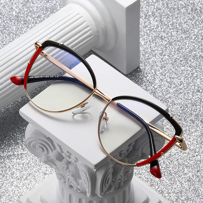 Top Trends: Oval Photochromic Myopia Glasses Women Red Black Tr90 Spring Leg Computer Eyeglasses With Diopters 0 -0.5 -1.75 -2.25 -3.75 -4.0 Shoppable Styles - Image 3