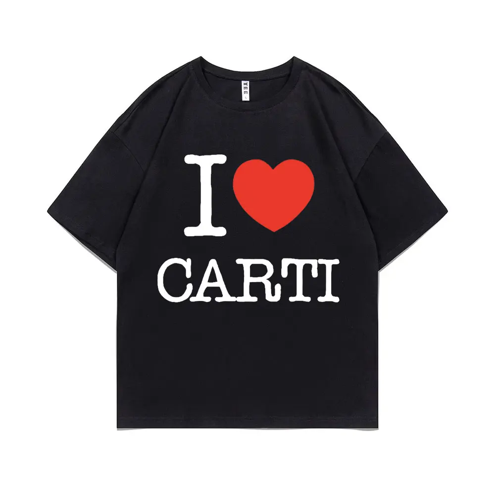 Top Trends: I Love Playboi Carti Hip Hop Tshirt Mens Fun Rapper Tee Black Men Women Fashion Fleece T Shirts Unisex Brand T-shirt Streetwear Shoppable Styles