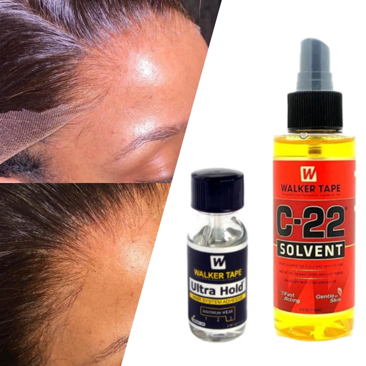 Top Trends: 15ml Walker Tape Hot Ultra Hold Glue Adhesive C-22 Remover Solvent Spray 118ml Lemon Scent Fast Acting For Hair System And Scalp Shoppable Styles