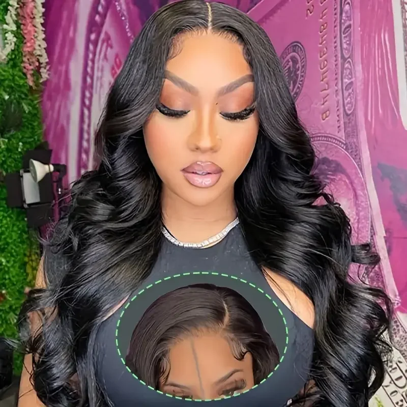 Top Trends: Body Wave 4x4 Lace Front Wigs Brazilian Human Hair Wigs Transparent Lace Frontal Wigs For Women Pre Plucked Lace Closure Wig Shoppable Styles