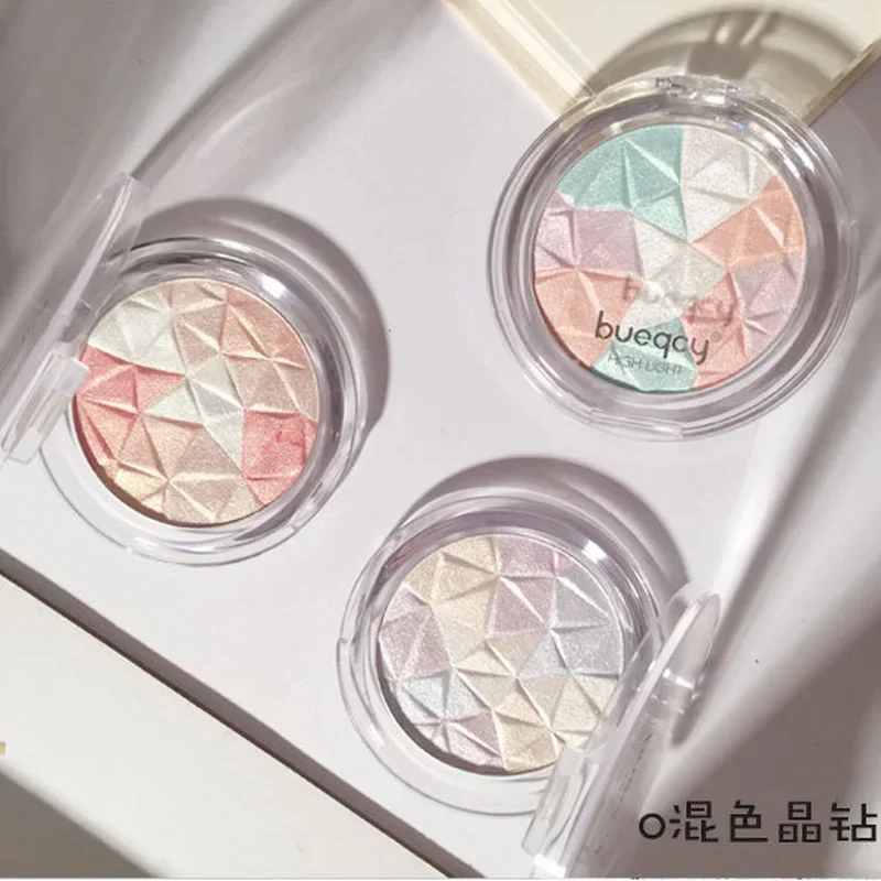 Top Trends: Highlighter Powder Matte Pearlescent Facial Contour Palette Female Cosmetics Cute Makeup Palette Three-dimensional Face Nature Shoppable Styles