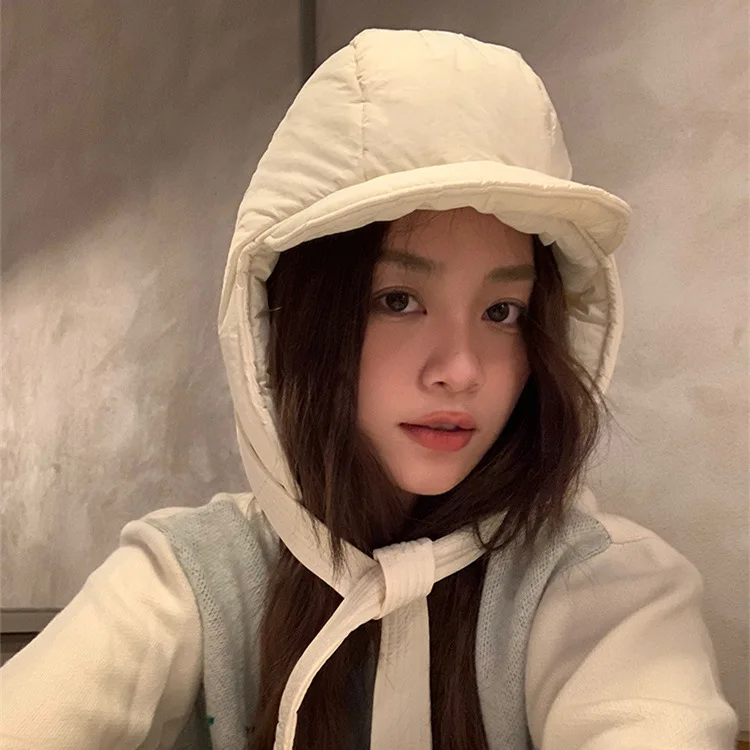 Top Trends: 2023 Men And Women's Bomber Hats Winter Korean Version New Ski Cold Cycling Thickened Warm Ear Protection Straps Pullover Caps Shoppable Styles - Image 4