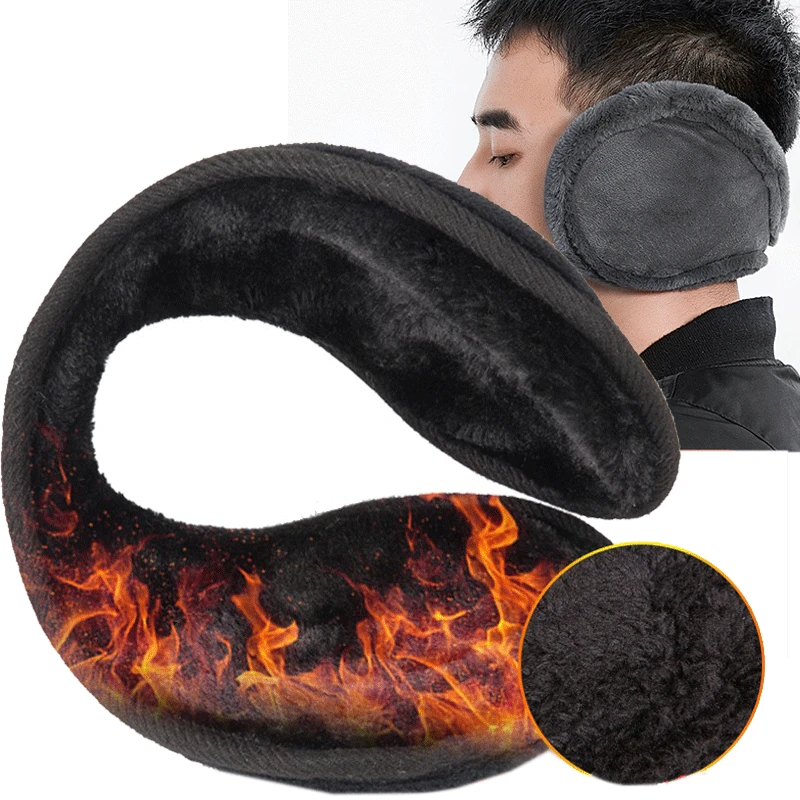 Top Trends: Winter Thicken Men Women Velvet Keep Warm Fur Fleece Earmuffs Fashion Plush Cloth Wrap Cover Ear Muff Band Warmer Earflap Shoppable Styles